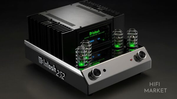 Amplificador integrado McIntosh MA5300 con sus característicos medidores de aguja azules