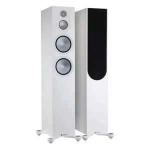Parlante de piso Hi-Fi Monitor Audio MASILVER300 en Blanco Satén