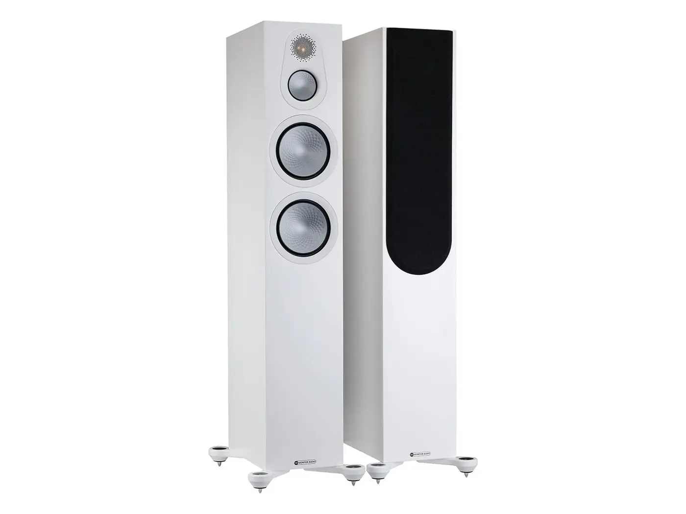 Parlante de piso Hi-Fi Monitor Audio MASILVER300 en Blanco Satén