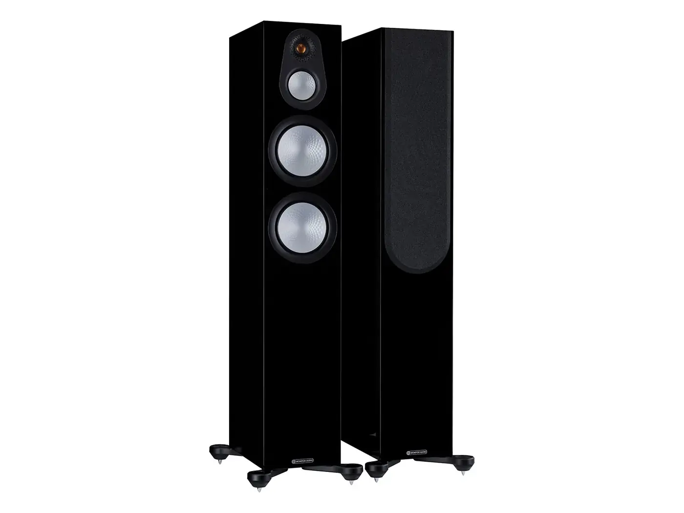 Parlante de piso Hi-Fi Monitor Audio MASILVER300 en Negro Brillante