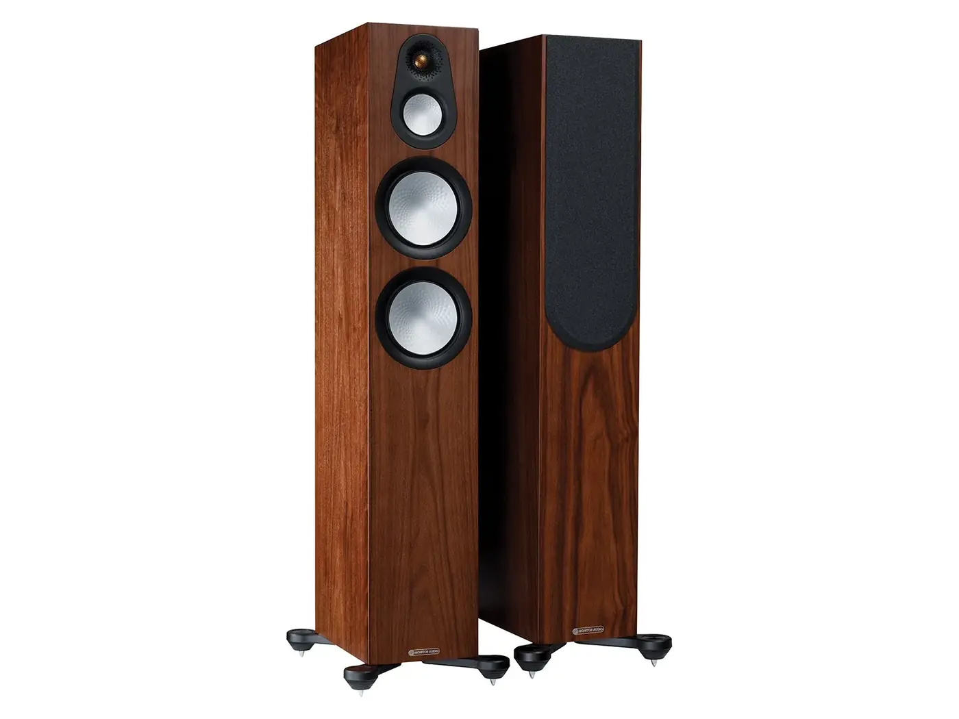 Parlante de piso Hi-Fi Monitor Audio MASILVER300 en Nogal Natural