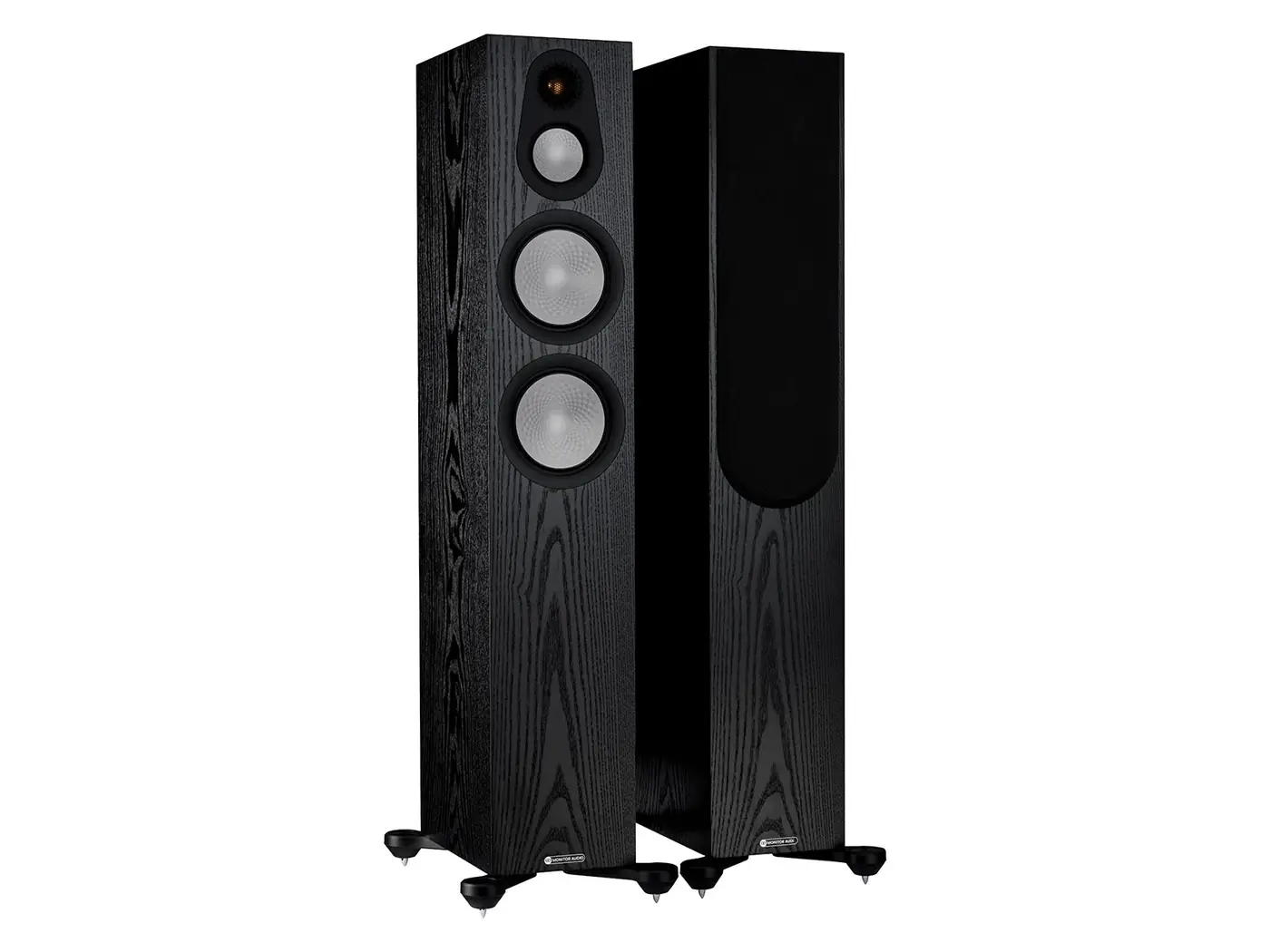 Parlante de piso Hi-Fi Monitor Audio MASILVER300 en Roble Negro