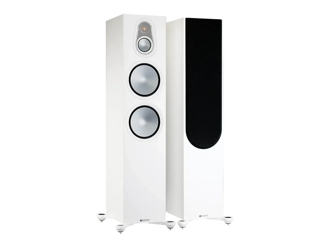 Parlante de piso Hi-Fi Monitor Audio MASILVER500 en Blanco Satén