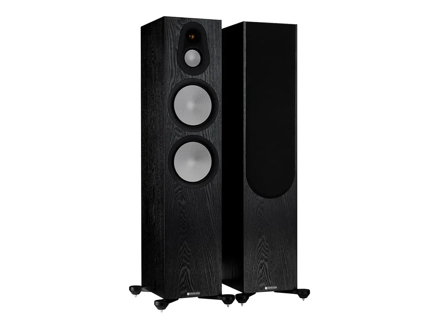 Parlante de piso Hi-Fi Monitor Audio MASILVER500 en Roble Negro