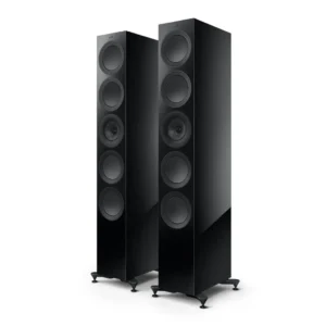 Parlante de piso Hi-Fi KEF KEFR11META en Negro Brillo