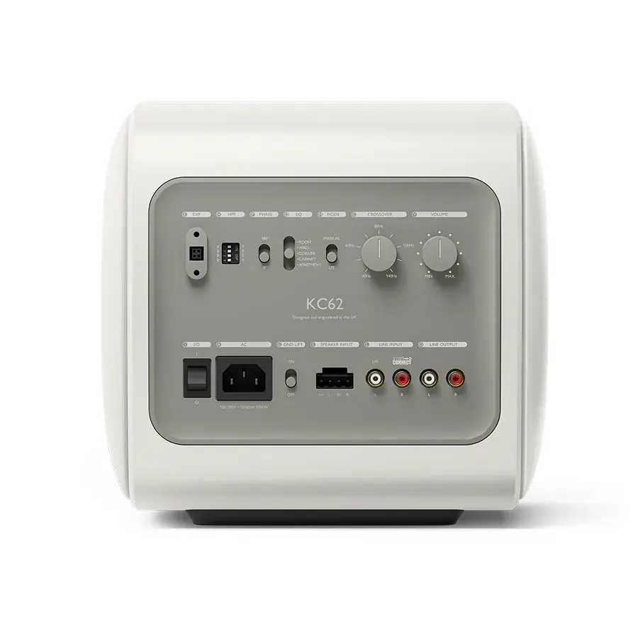 Subwoofer activo KEF KEFKC62 en Blanco Mineral