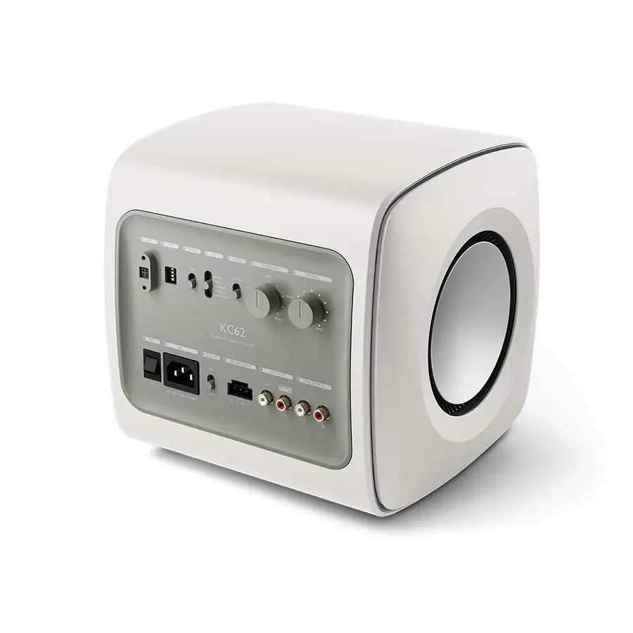 Subwoofer activo KEF KEFKC62 en Blanco Mineral