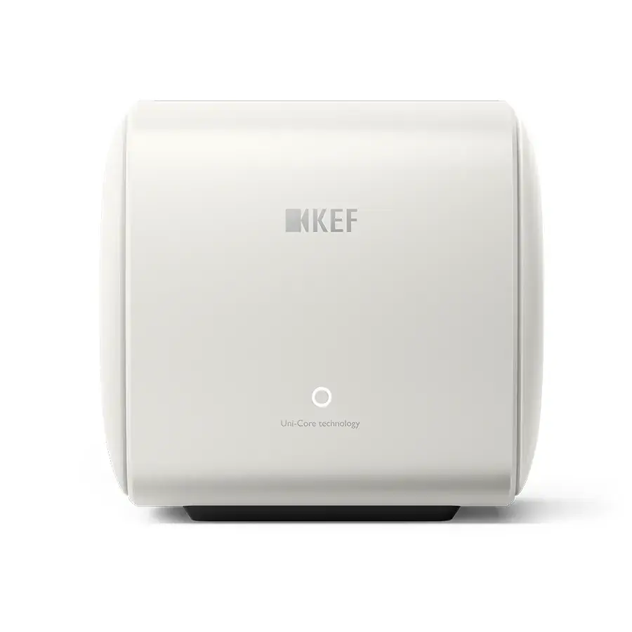 Subwoofer activo KEF KEFKC62 en Blanco Mineral