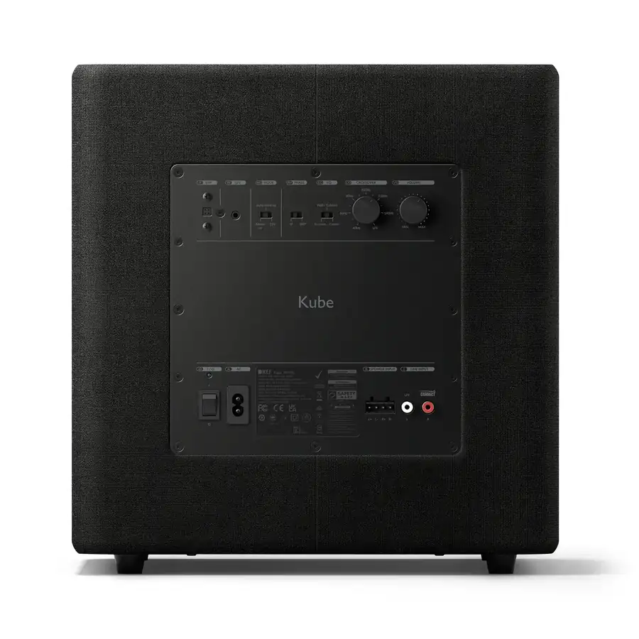 Subwoofer activo KEF KEFKUBE10 en Negro
